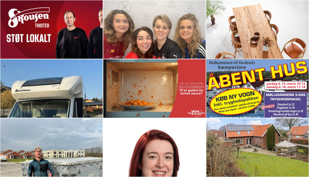 Nyt fra HURUP KØRESKOLE, SKOUSEN Thisted, Thisted Rengøring & Grossist og 11 andre