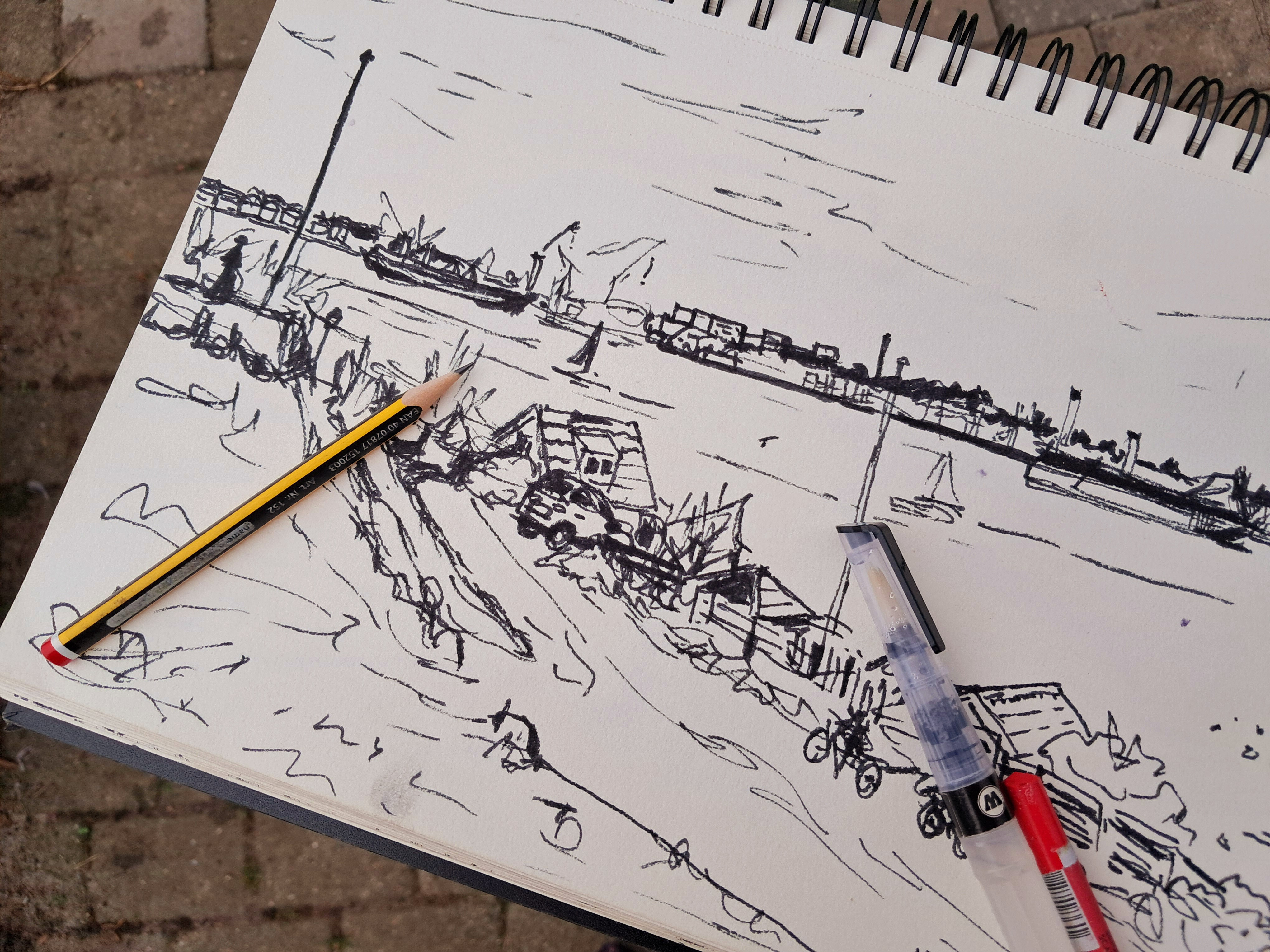 Urban Sketching i Fredericia: Tegn byen med et globalt fællesskab