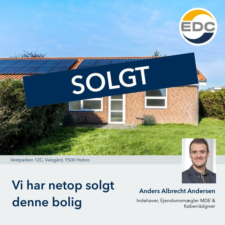 Anders har netop solgt sin bolig: Skal vi også sælge din? spørger EDC Søren Jensen
