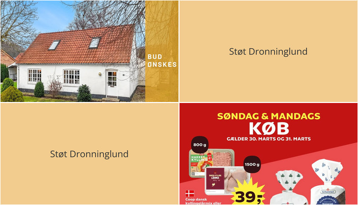 Nyt fra SUPERBRUGSEN DRONNINGLUND og Mæglerhuset