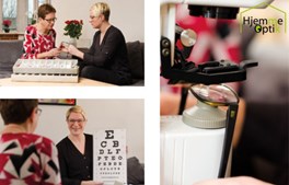 Synsprøven kommer til dig med Hjemmeoptik