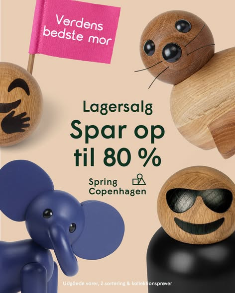 Lagersalg.com har op til 80% på Spring Copenhagen i Glostrup