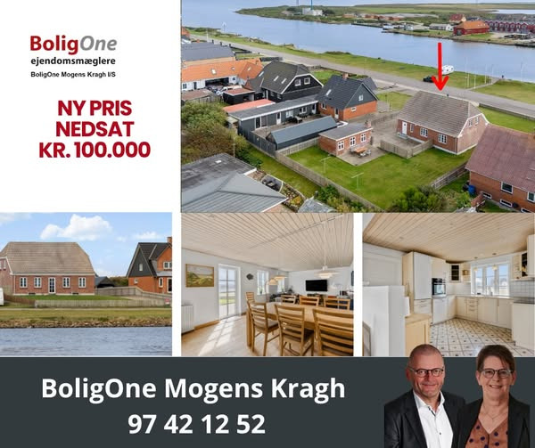 BoligOne Mogens Kragh I/S sænker prisen på Skolegade 7 i Thorsminde med 100.000 kr.