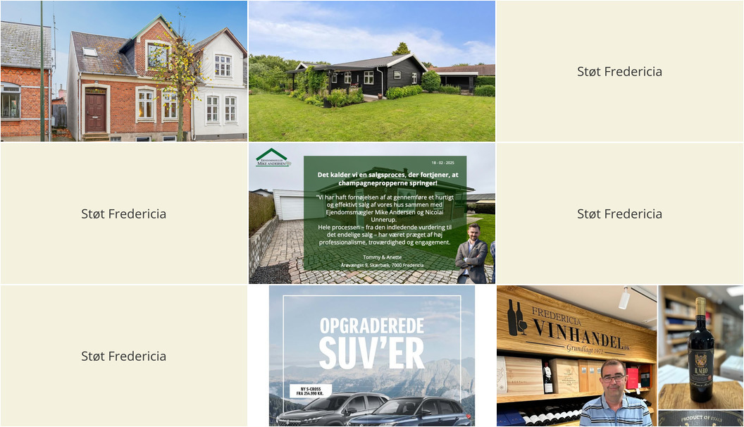 Nyt fra Ejendomsmægler Mike Andersen, danbolig Fredericia, RealMæglerne Middelfart og 2 andre