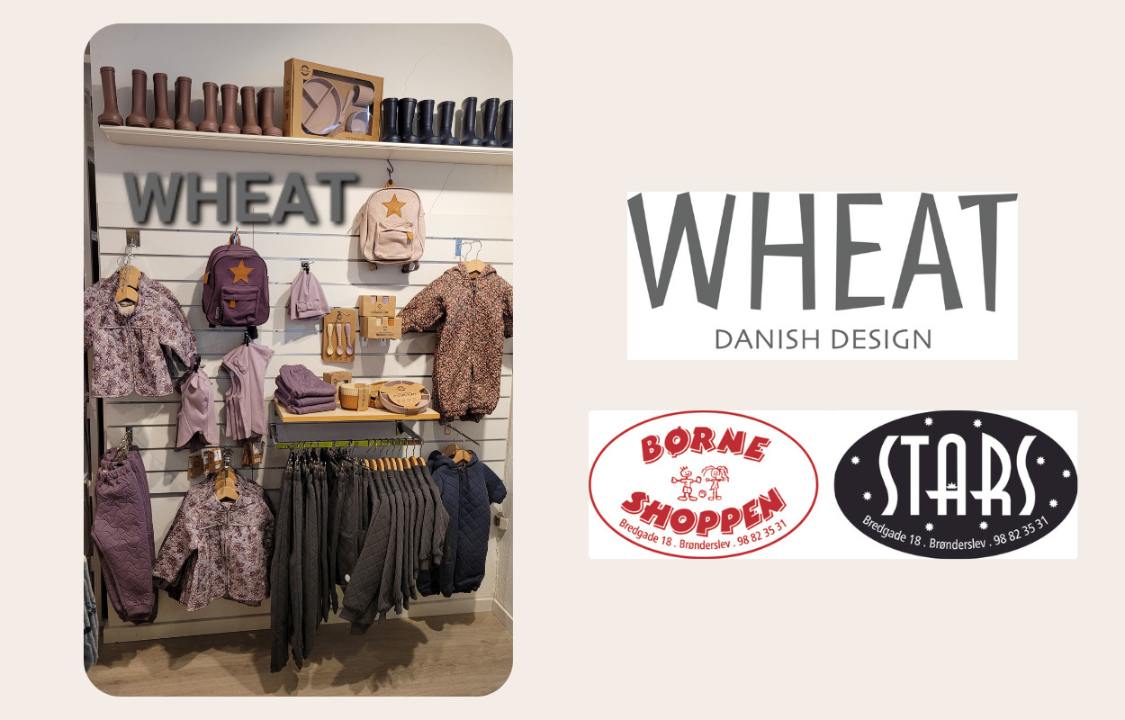 Nyhed: WHEAT overtøj nu i Børneshoppen Brønderslev