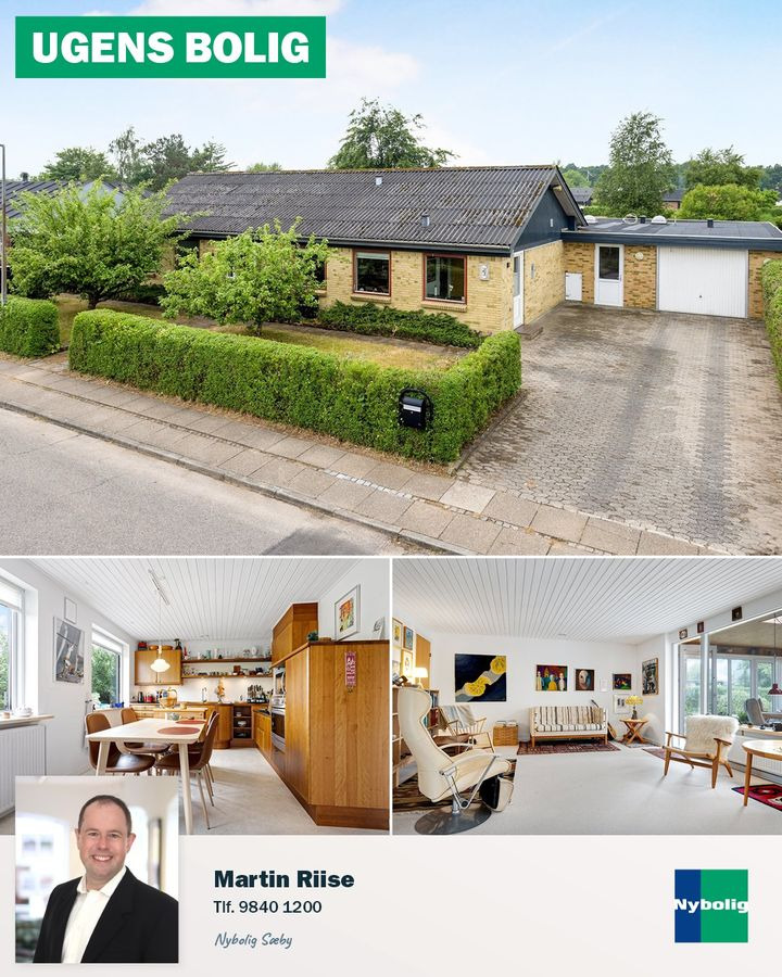 Nybolig Sæby A/S fremhæver ugens bolig på Peder Munks Vej i Sæby