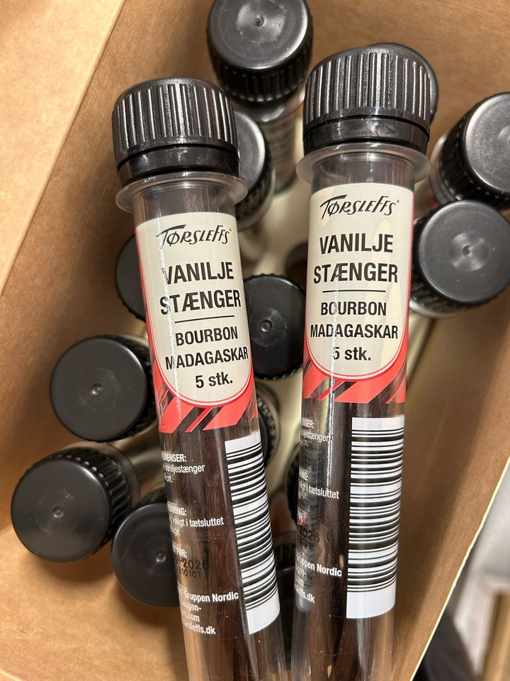 Min købmand i Asp: Sidste chance for vaniljestænger til julesmåkager til kun 45 kr. 