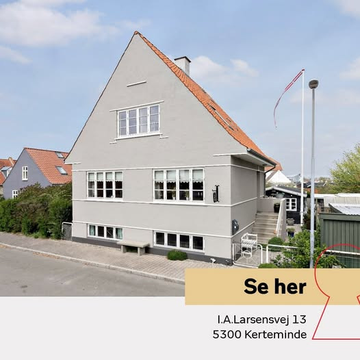 Home Kerteminde-Munkebo fremhæver villa med rummeligt boligareal og kælder til salg