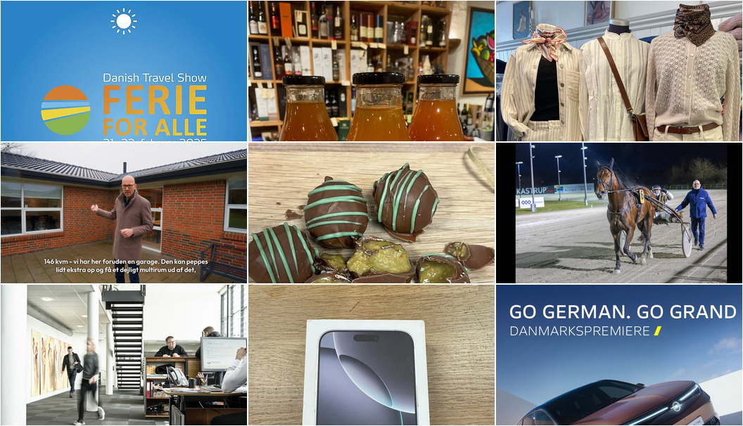 Nyt fra Møllegårdens Camping, CHOKOLET BON BONNIEREN, GARDEROBEN og 8 andre