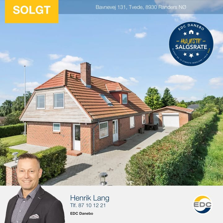 EDC Danebo sælger bolig på Bavnevej 131 i Randers NØ