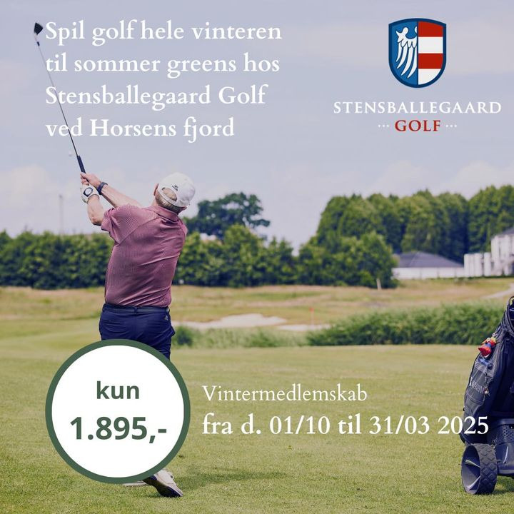 StensballeGaard Golfklub tilbyder fleksibelt vintermedlemskab med konverteringsmulighed