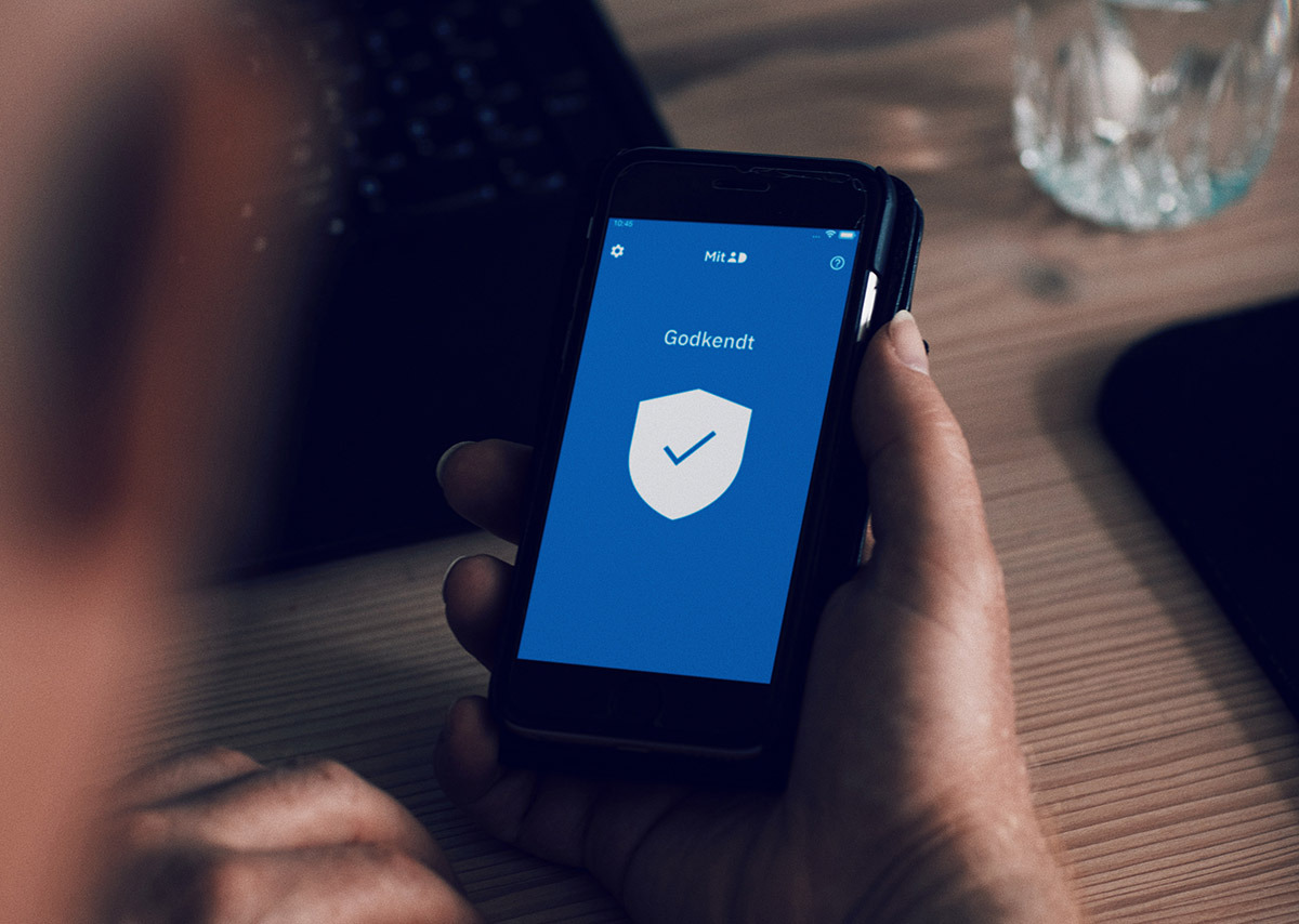 Opdatering af MitID app