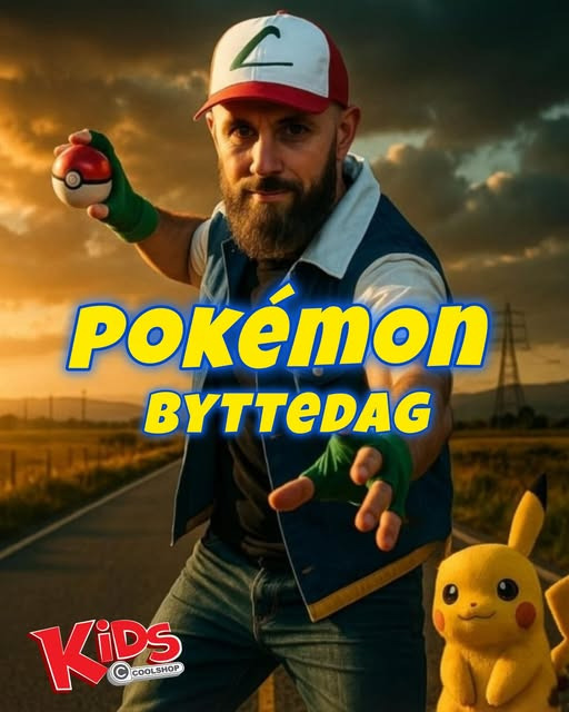 KiDS Coolshop inviterer til Pokémon byttedag med præmier og sjov for børn