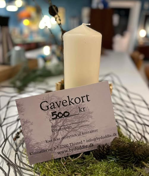 By Duddie lancerer konkurrence til 4. advent: Vind et gavekort på 500 kr.