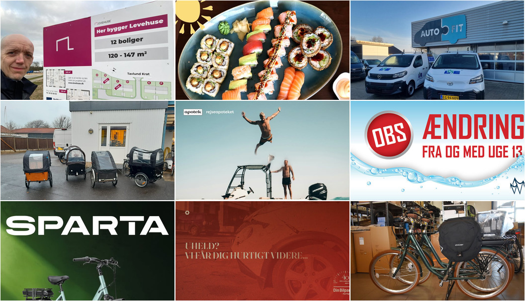 Nyt fra Autogaarden Herning, DEN KINESISKE MUR HERNING, RealMæglerne Herning og 6 andre