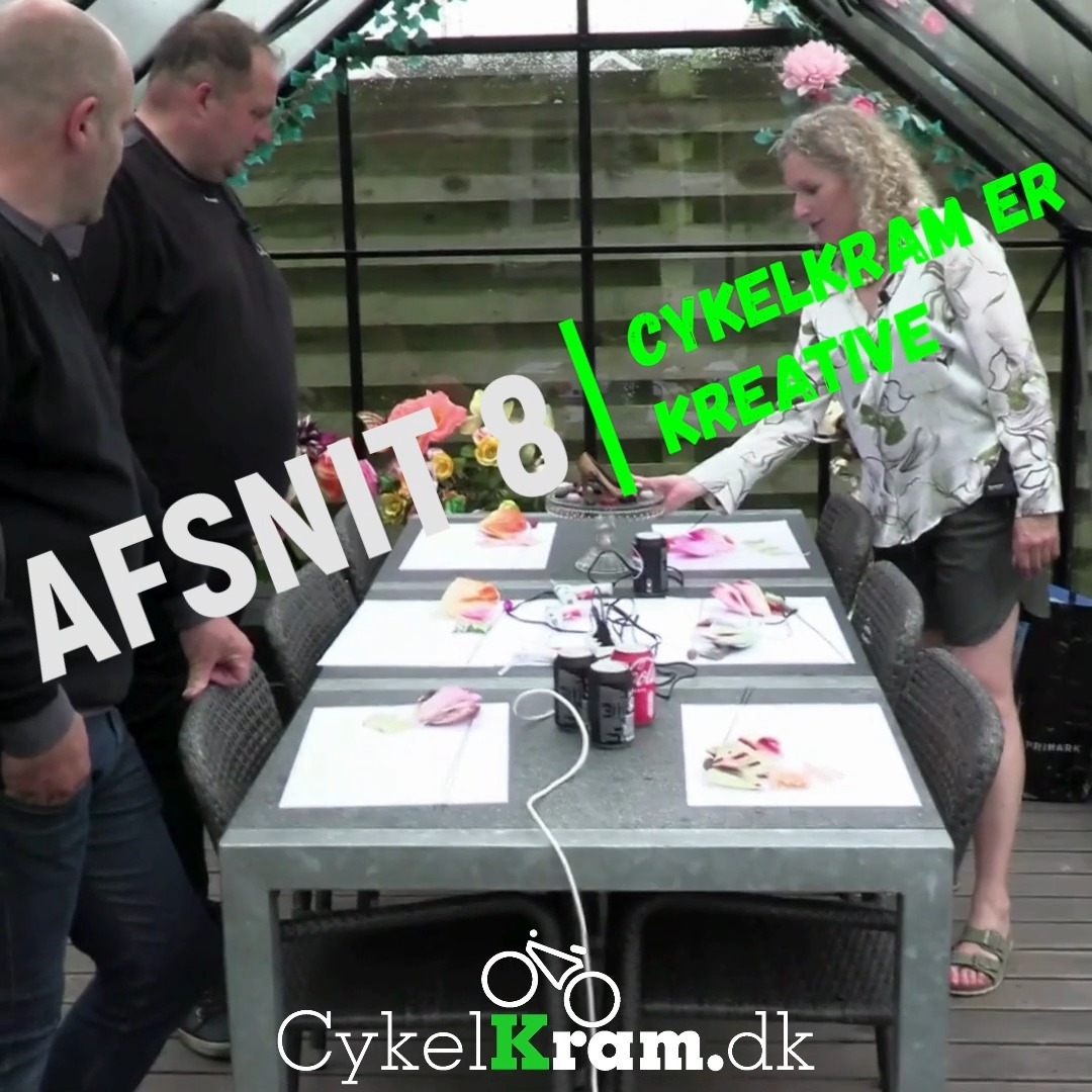 Kasper og Thorben eksperimenterer med blomsterkunst og giver dig chancen for at vinde el-cykler hos Cykelkram ApS