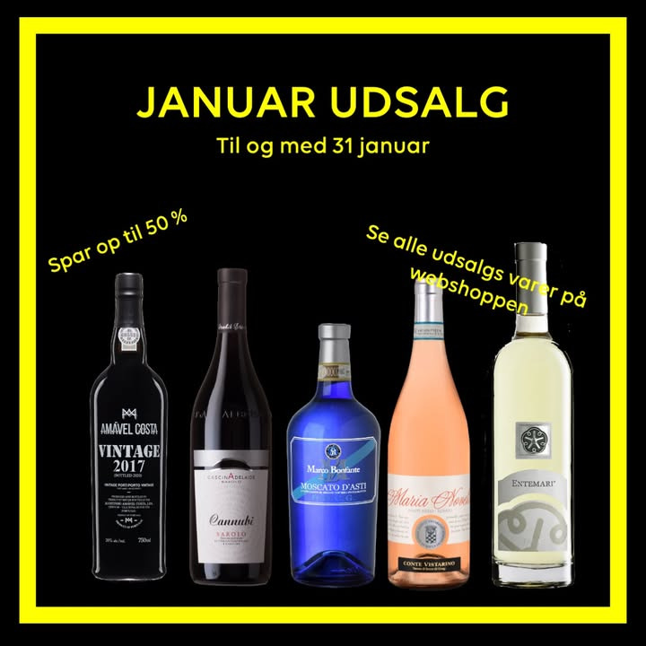 Lahvino Wine & Spirits indleder januarudsalg med ekstra gode priser