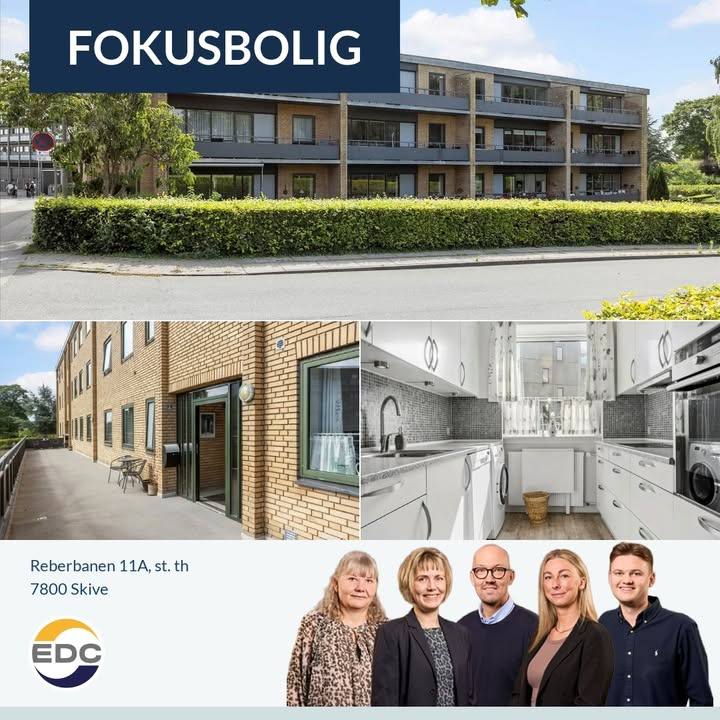 EDC Skive I/S præsenterer velholdt ejerlejlighed i centrum