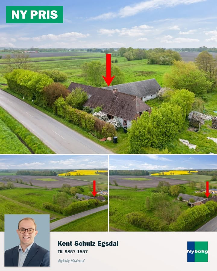 Nybolig Hadsund tilbyder sjælden mulighed for byggeprojekt på Kærvej 32 i Veddum