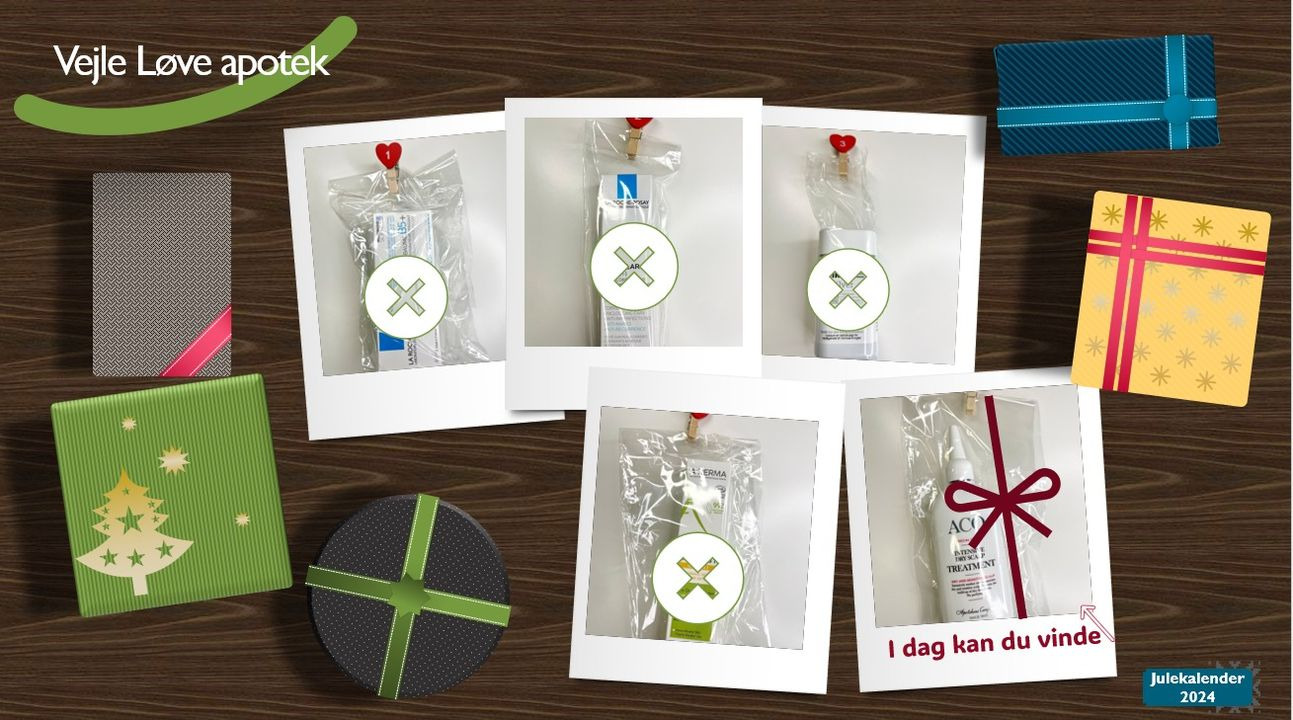 Vejle Løve Apotek inviterer til julekalender med daglige præmier!