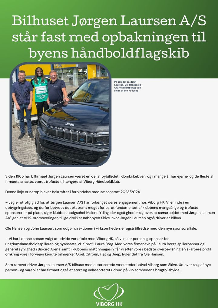 Hold trit med lokalområdet: Nyt fra Skive