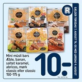 Weekendtilbud hos REMA 1000 Halgårdvej: Spar på mini müslibarer, koldskål og pestosnegle