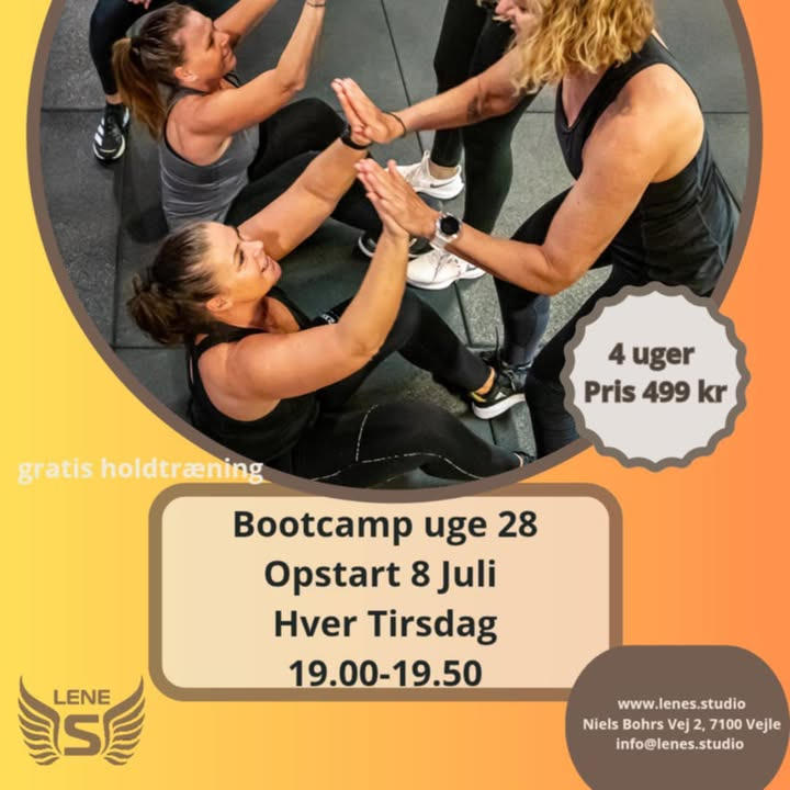 LeneS inviterer til sommer bootcamps med speciale tr&#xE6;ning og gratis holdtr&#xE6;ning i uge 28