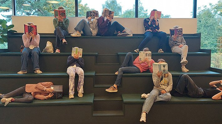 Mini-læsemaraton for unge på Stadsbiblioteket i Lyngby