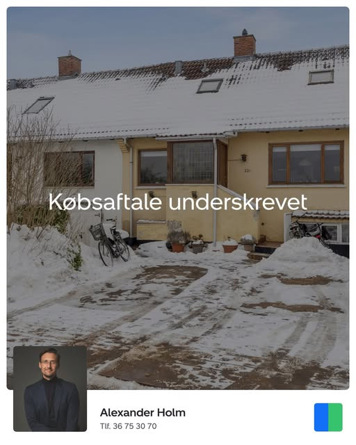 Nybolig Hvidovre - Alexander Holm ApS underskriver købsaftale for rækkehus i Hvidovre