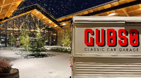 Julehygge og bilhistorie i Gubsø Garage