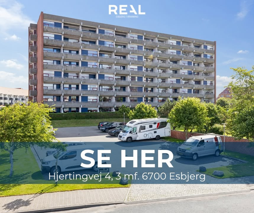 Prvenlige ejerlejligheder med udsigt og super beliggenhed hos RealMæglerne Esbjerg