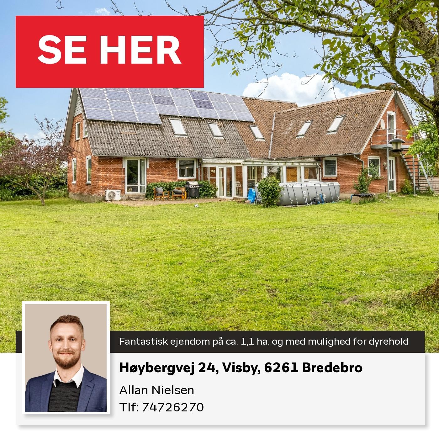 Home Tønder præsenterer fantastisk ejendom med mulighed for dyrehold i Visby