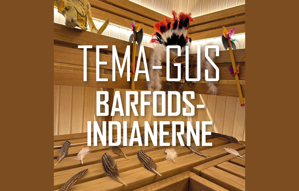 Træd ind i barfodsindianernes verden: En unik saunagus-oplevelse i Herning Svømmehal