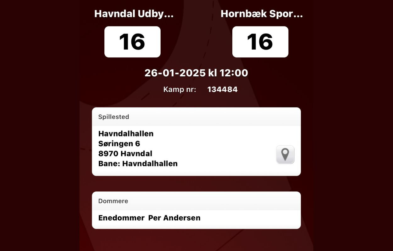 Hornbæk Sportsforening 2 sikrer uafgjort med stærk målmandspræstation og smal trup