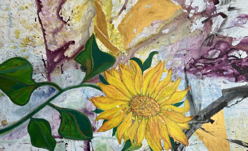 Marianne Gade udstiller malerier i Luddes Hus