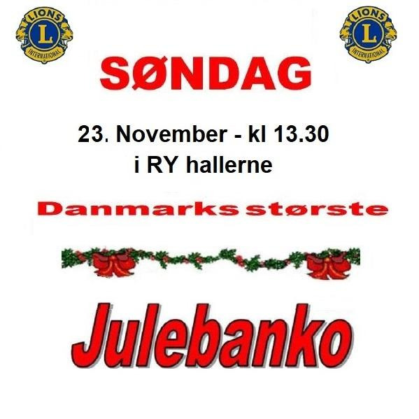 Danmarks største julebanko i Ry Hallerne