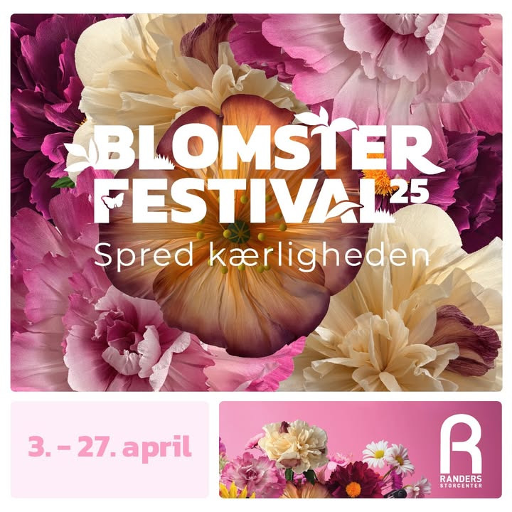 Blomsterfestival hos RANDERS STORCENTER fejrer forårets ankomst