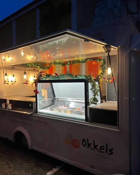 Okkels tilbyder foodtruck med julegodter til arbejdspladser