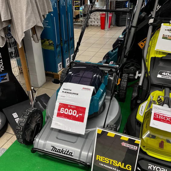 Eksklusivt tilbud hos Bygma Kerteminde: Makita plæneklipper til skarp pris