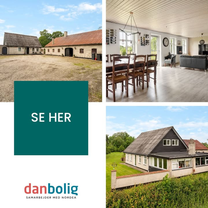 Danbolig Nørresundby tilbyder skøn hesteejendom i Holtet til salg