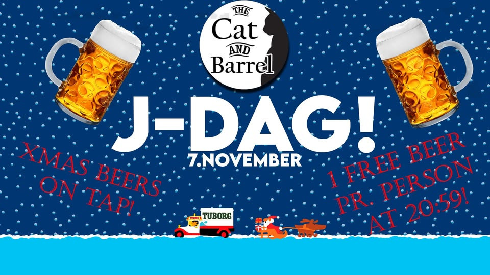 The Cat & Barrel fejrer J-dag med gratis juleøl til alle