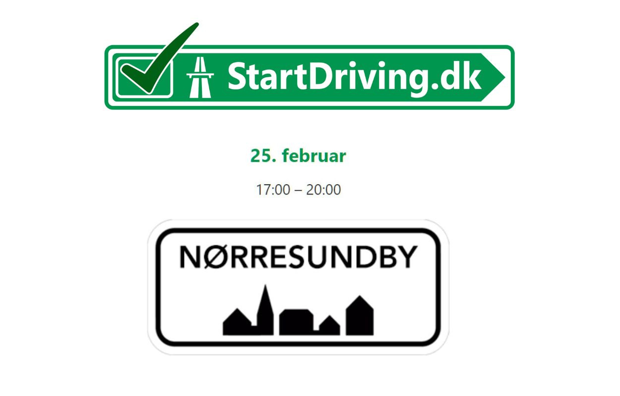 StartDriving.dk: Nyt kørekorthold i Nørresundby fra 25. februar