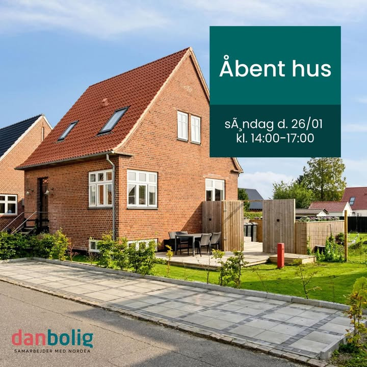 Åbent hus på charmerende rødstensvilla i Fredericia med Danbolig Fredericia