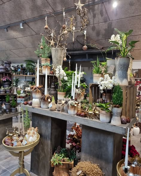 Fynbogården Blomster ApS præsenterer årets nye julefarver i creme, brun og guld nuancer