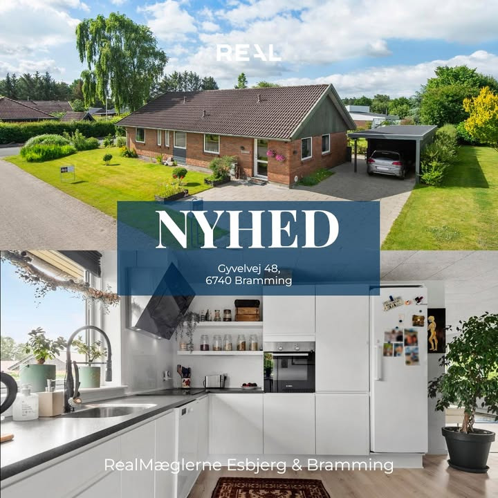 RealMæglerne Esbjerg og Bramming præsenterer moderne villa i Bramming til salg