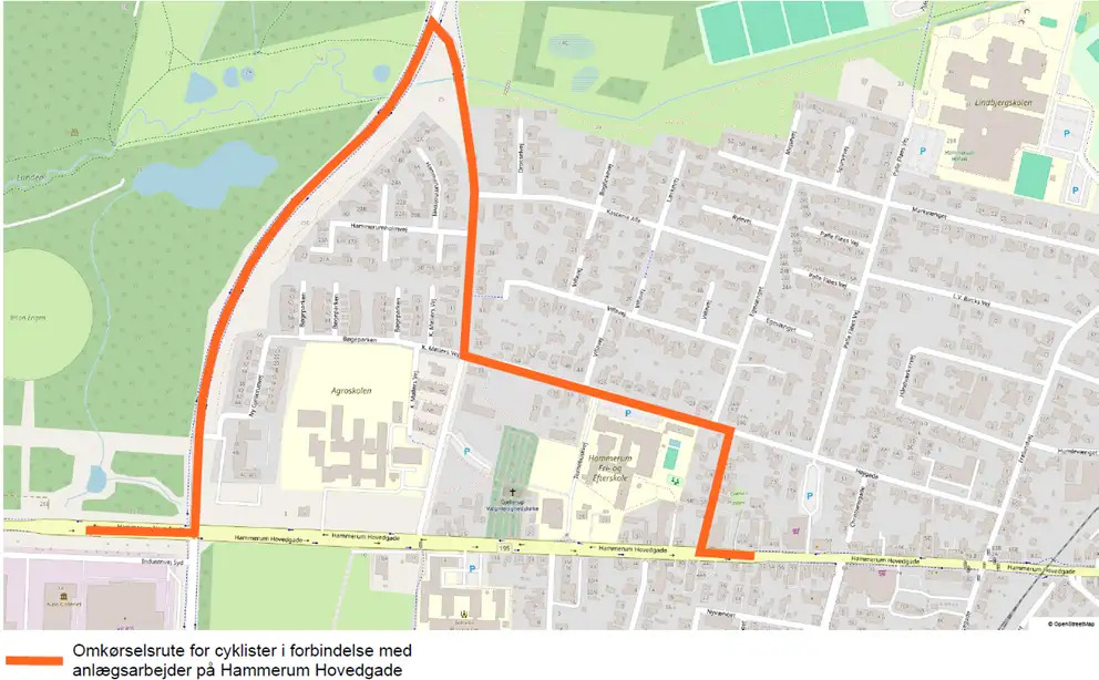 Trafikændringer på vej i Herning: Etape på Hammerum Hovedgade starter snart