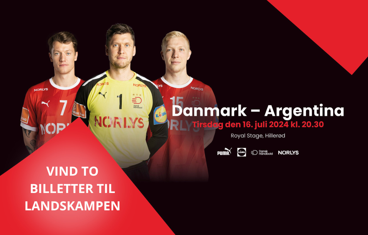 Vind to billetter til landskampen mellem Danmark og Argentina!