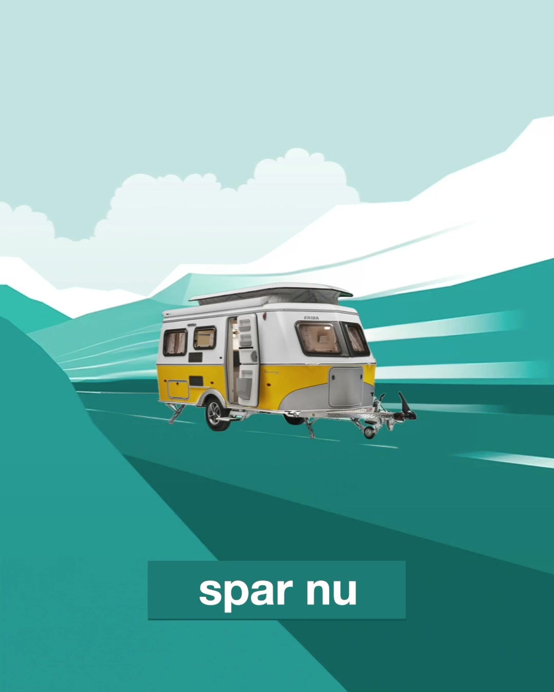 HINSHØJ CARVAN: Spar 18.000 kr. på ERIBA campingvogn