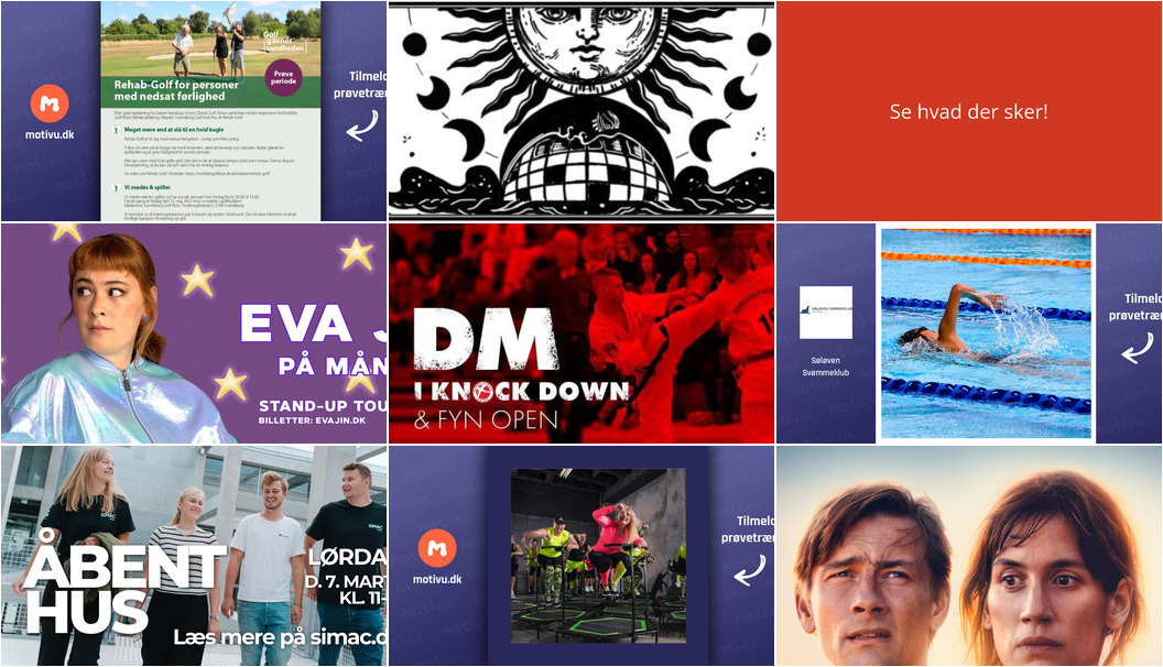 Oplevelser i Svendborg: Golftræning, dansefester og stand-up