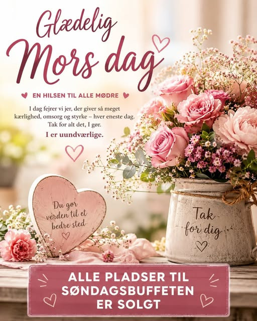 Vesløs Kro melder alt udsolgt til søndagsbuffet på mors dag